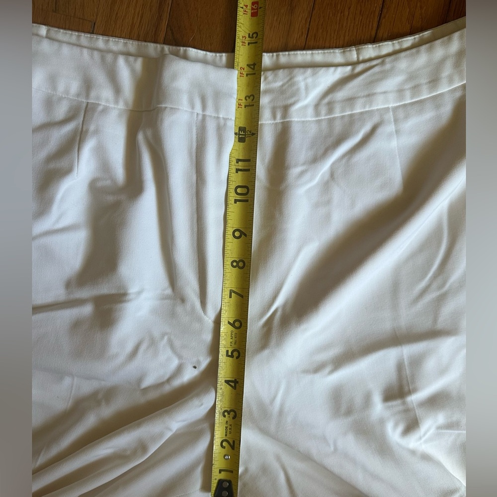 Jones N.Y. Collection Woman Stretch White Dress Pants Lined Summer Trousers 22W - Picture 9 of 15